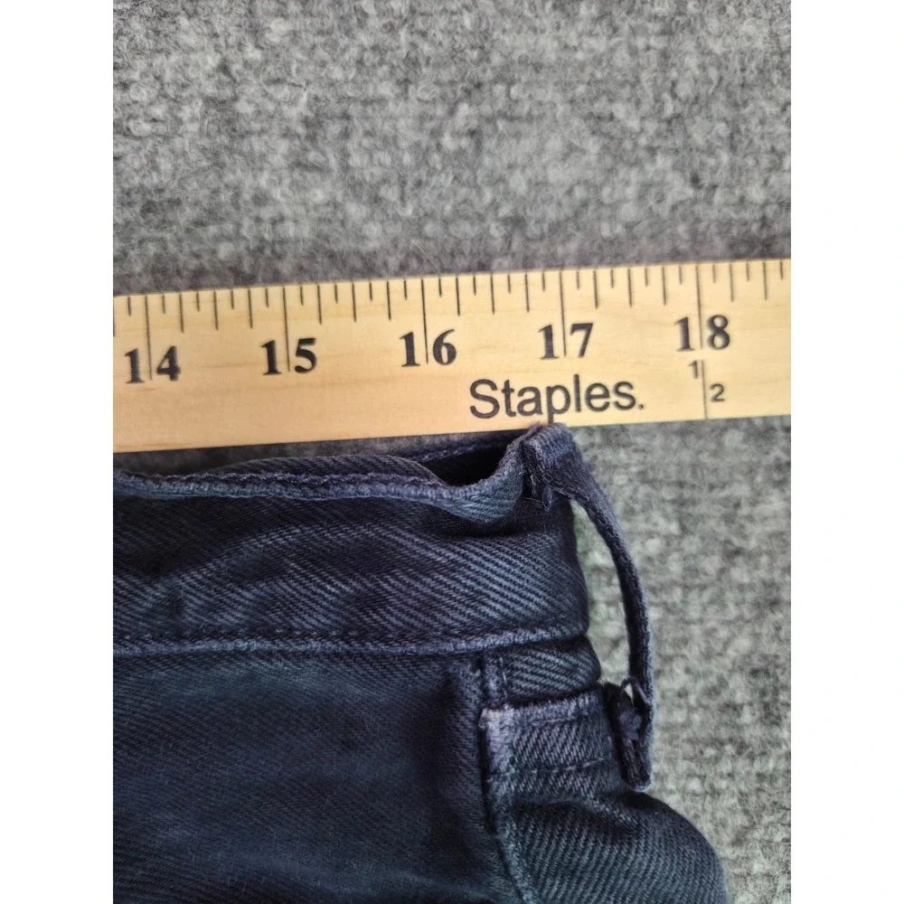 Vintage Levi's 501 Original Fit Jeans Mens 34x32 Dark Blue Button Fly Straight